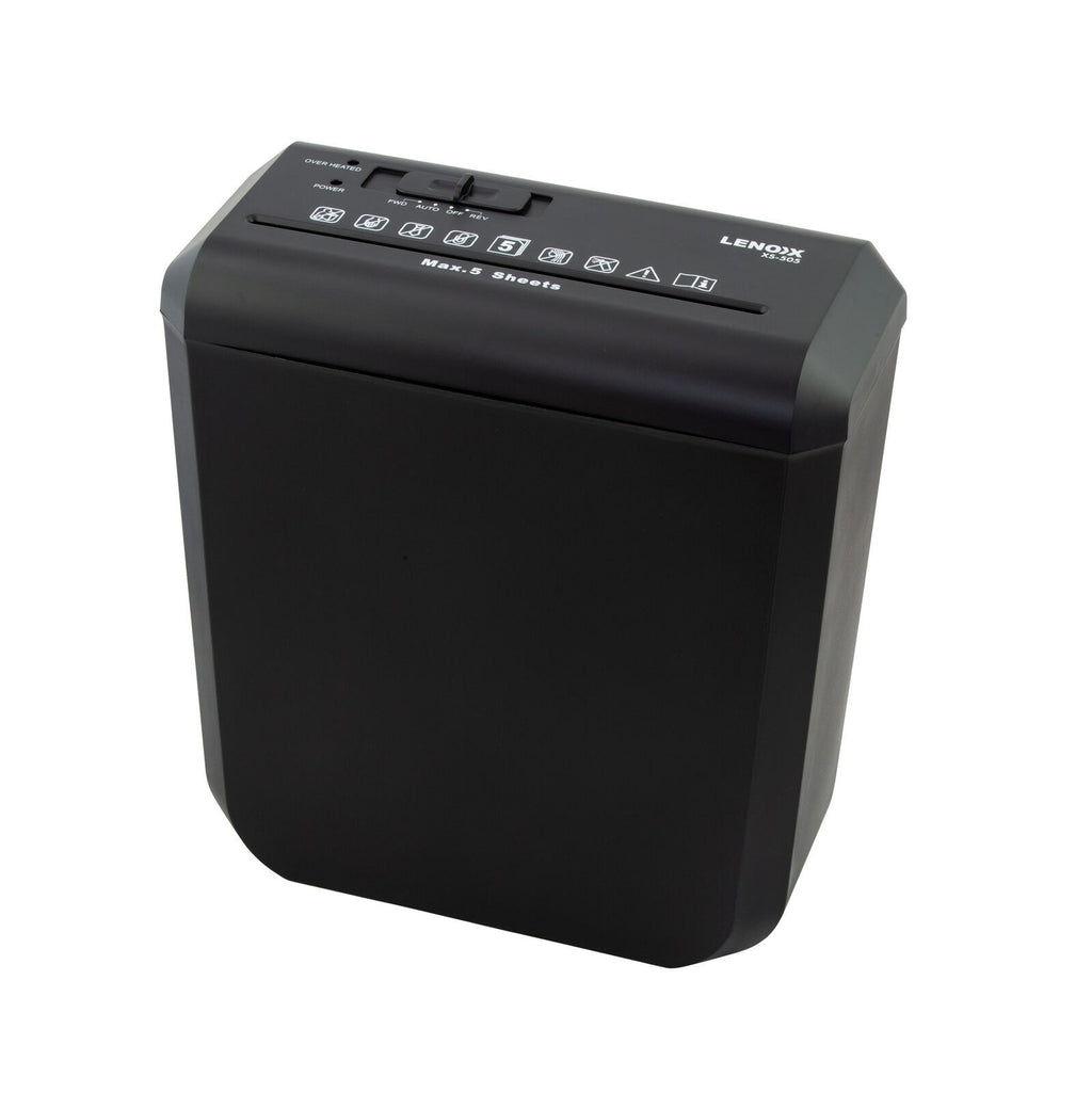 Lenoxx Paper Document Secure Shredder | Home Office Student Document Cutter Shredding Credit Card 10L