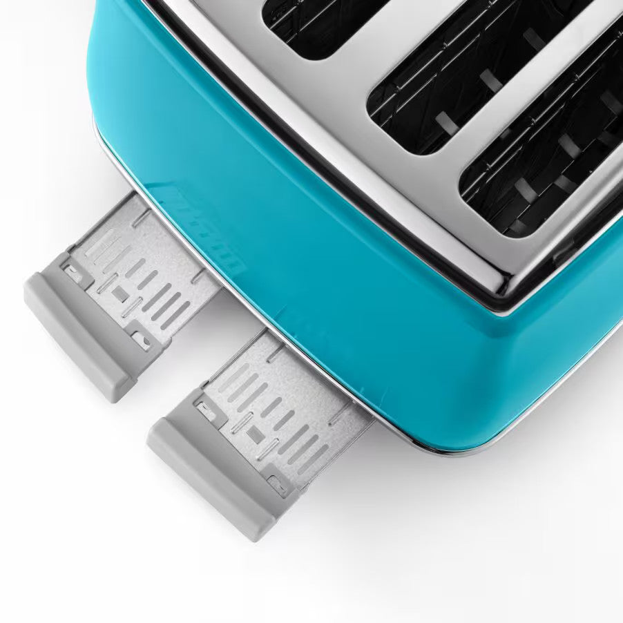 DeLonghi Retro Toaster 4 Slice Bread Toasting Machine Browning, Kitchen Appliance Cooker