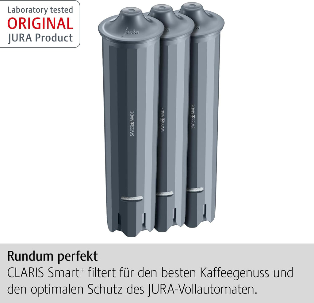 3x JURA Claris Smart High Quality Coffee Filter Cartridges for JURA Coffee Machines - Premium Replacement Filters