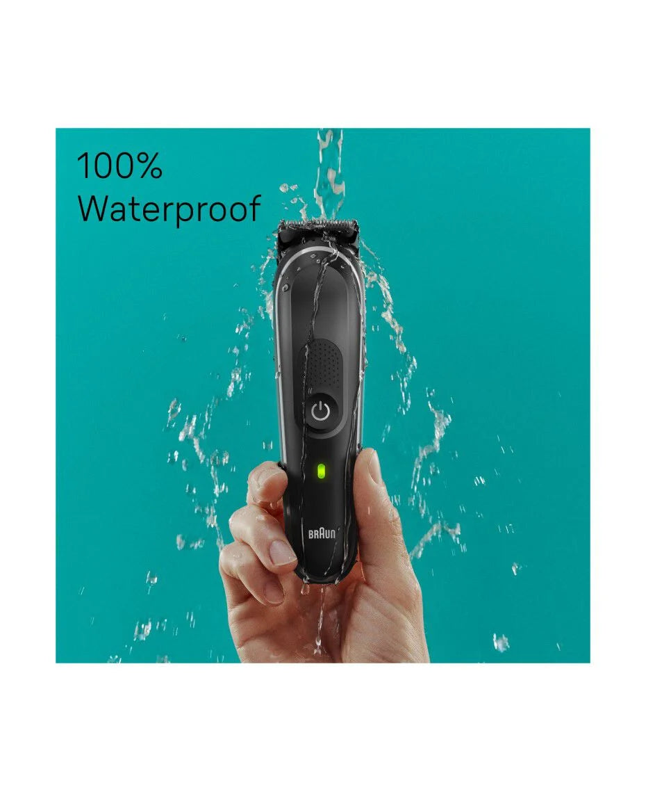 Braun Series Shaver | 5 10-in-1 All-in-One Waterproof Style Grooming Kit | Ultra Sharp Blades | Li-ion Battery | Detail Trimmer Included