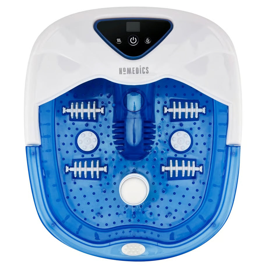 Homedics Heated Footbath Electric Foot Spa Footspa Feet Bubble Massage with Heat Boost