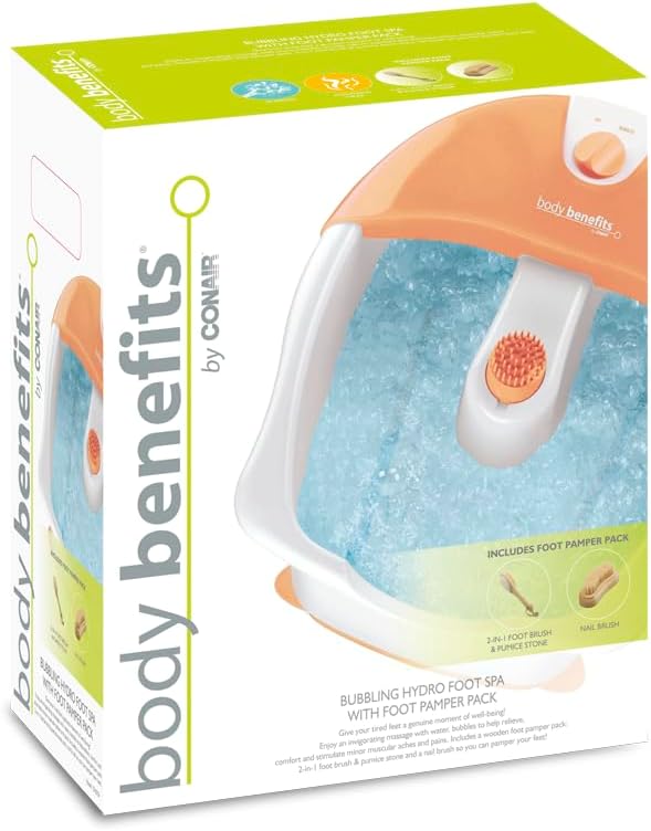 Bubbling Foot Spa | Heat Maintaining Footspa Feet Spa Pedicure Massage Massaging Spa Bath