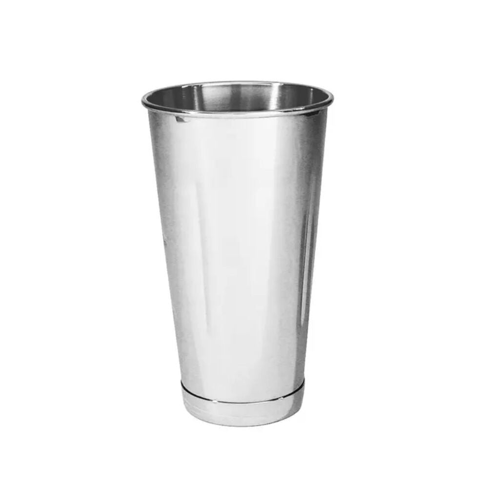 6x Stainless Steel Milkshake Cups Shake Thickshake Milk Drink Beverage Drinking