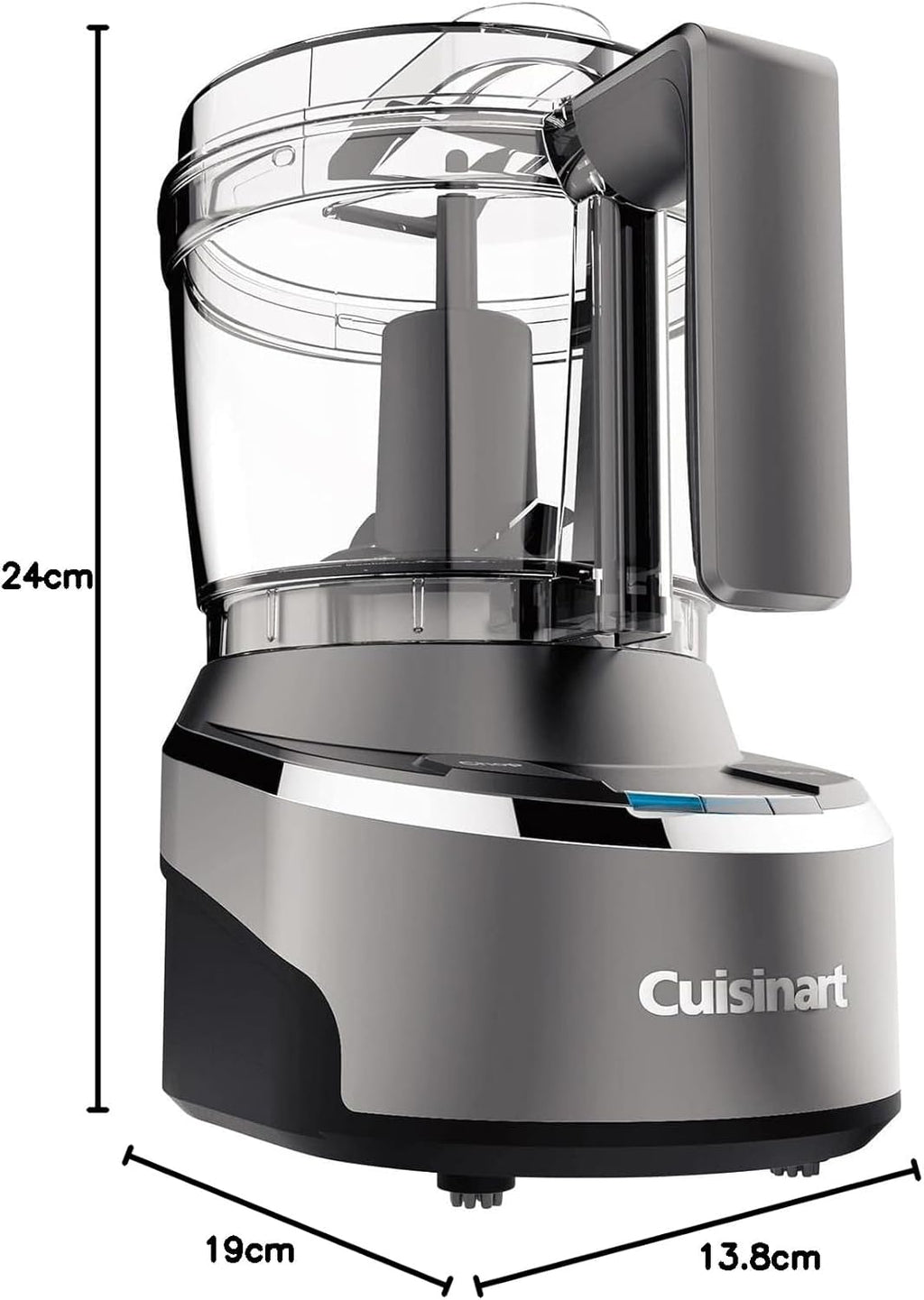 Cuisinart Cordless Multi-Chopper Blender Rechargeable Stainless Steel Blade Chop Grind Functions USB Charging