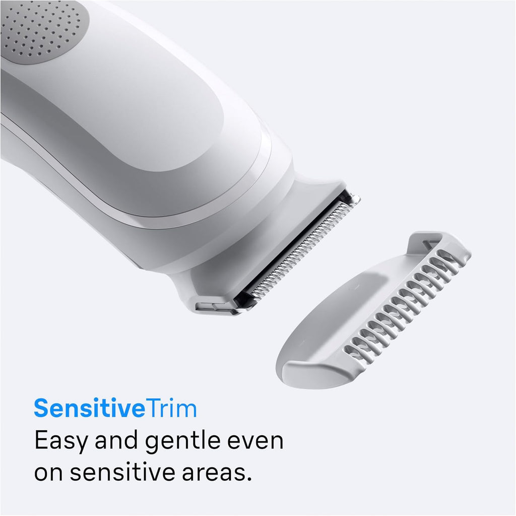 Braun Series 3 Waterproof Body Groomer | SkinGuard Tech | Sensitive Comb & 80-Min Cordless Runtime