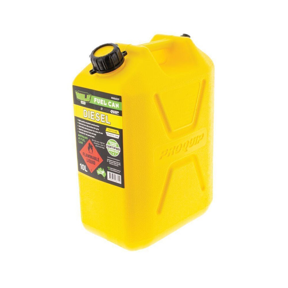 10L Diesel Fast Flow Fuel Can Plastic Jerry Can Carrier Leak Proof Refueling Durable, Pour Control