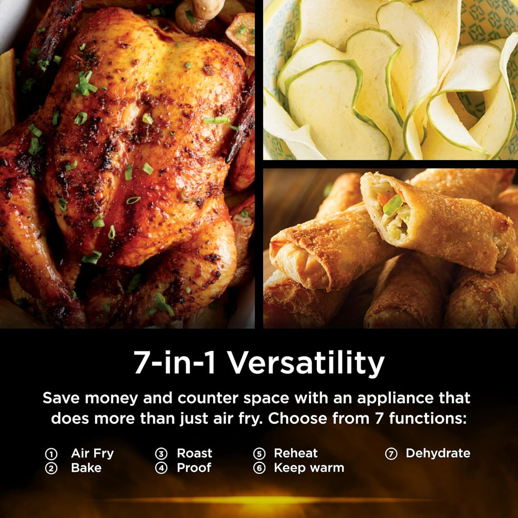 Ninja 6.6L Airfryer | Dual Basket Megazone Air Frying Grill Meat Vegetable Cooker
