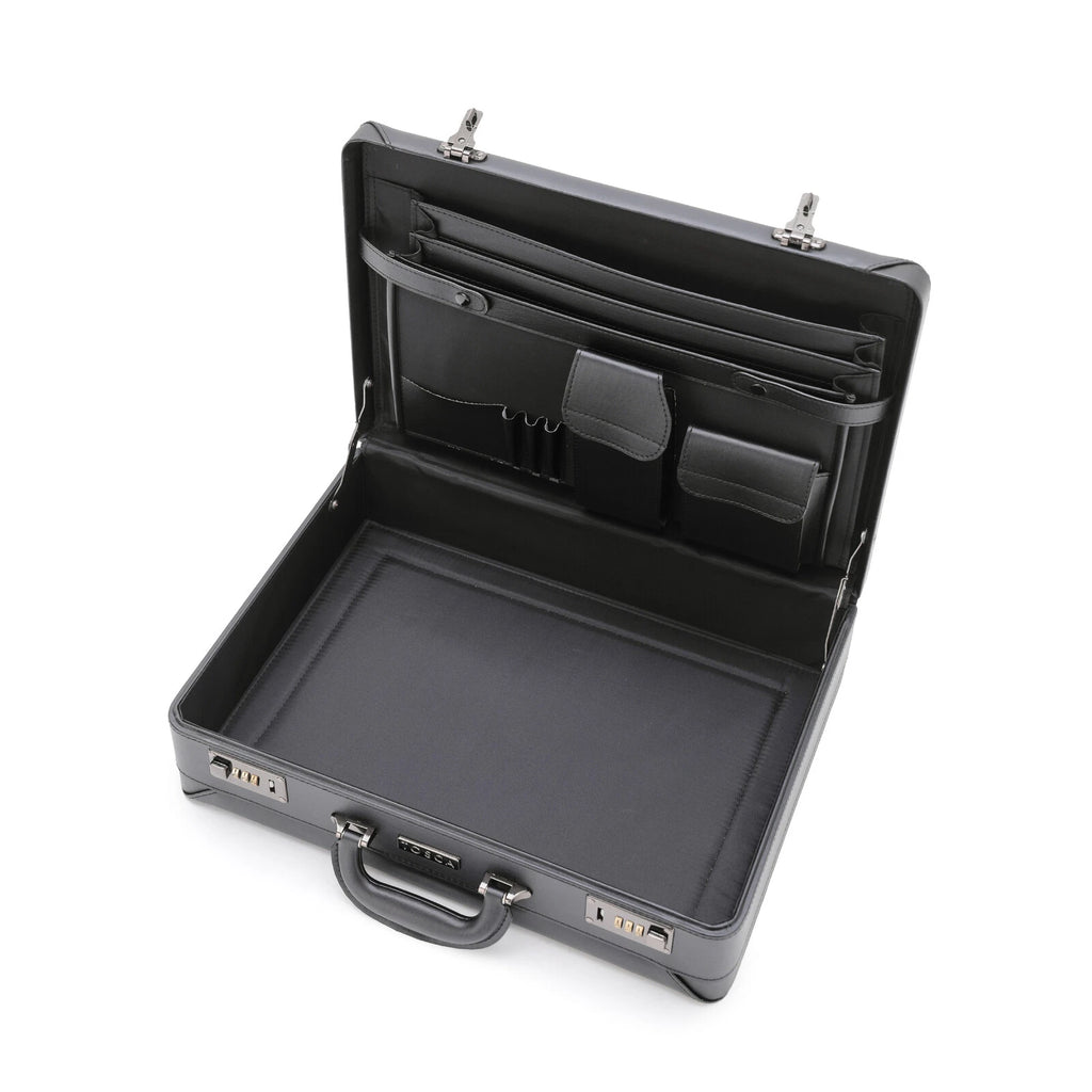 Men's Hard Briefcase Business Office Bag Document Storage Bag Laptop Handheld Work Travel School