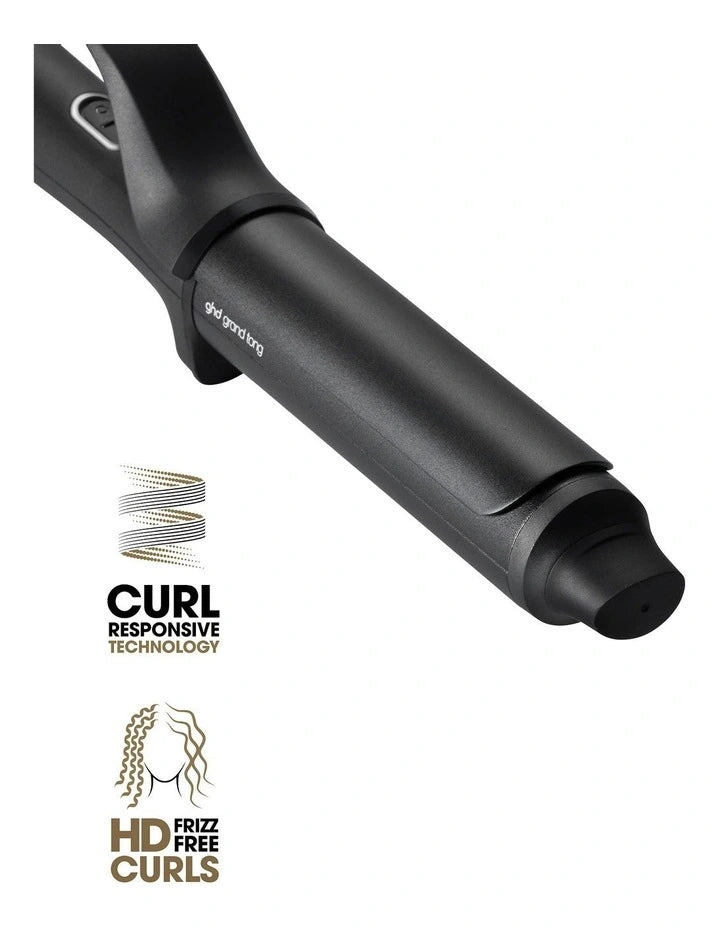GHD Curve Curling Tong Curler Wand Womens Heated Barrel Medium to Long Hair Frizz-Free Curling Iron