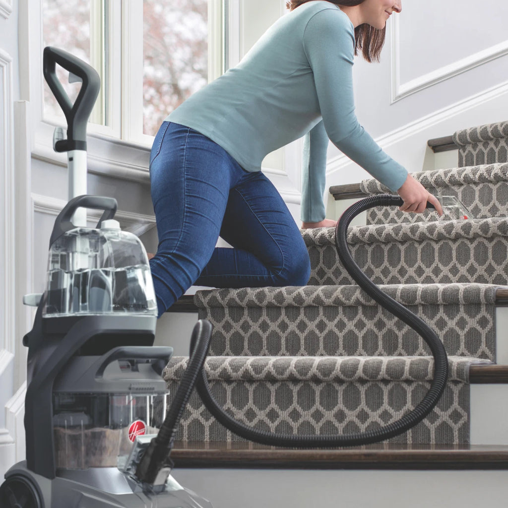 Hoover Carpet Washer Cleaner Power Scrubber Carpet Mat Floor, Deep Stain Remover Cleaner, Heatforce Faster Drying Dryer