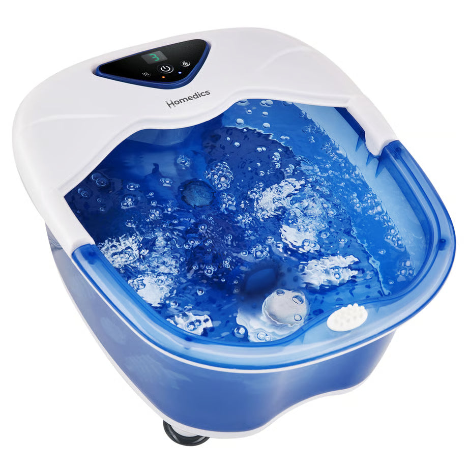 Homedics Heated Footbath Electric Foot Spa Footspa Feet Bubble Massage with Heat Boost