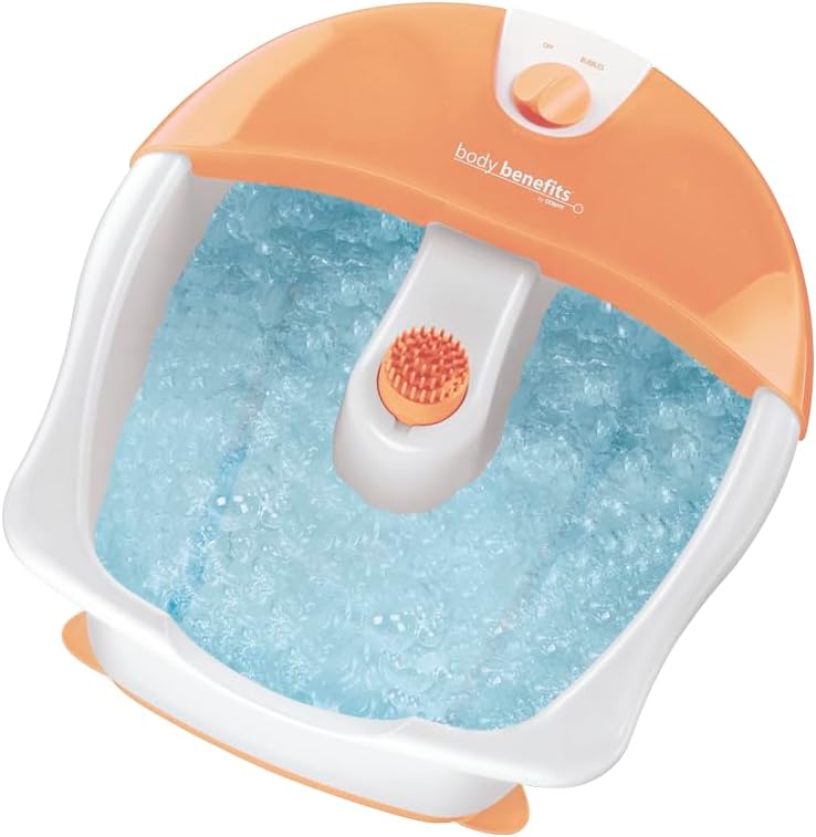 Bubbling Foot Spa | Heat Maintaining Footspa Feet Spa Pedicure Massage Massaging Spa Bath