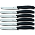 6 x Victorinox Steak Knives | Meat Serrated Sausage Tomato Slicer Slicing Paring | Kitchen Tools