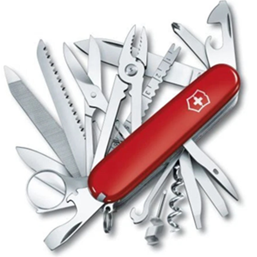 Victorinox Swiss Army Knife Multi-Tool 33 FUNCTIONS | Medium Swiss Pocket Knife | Camping Hiking Camp Tool