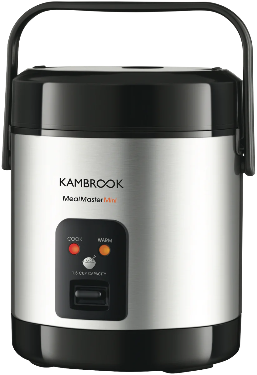 Kambrook Electric Meal Maker Mini Multi-Cooker Portable Stainless Steel Kitchen Appliance 1.5 Cup