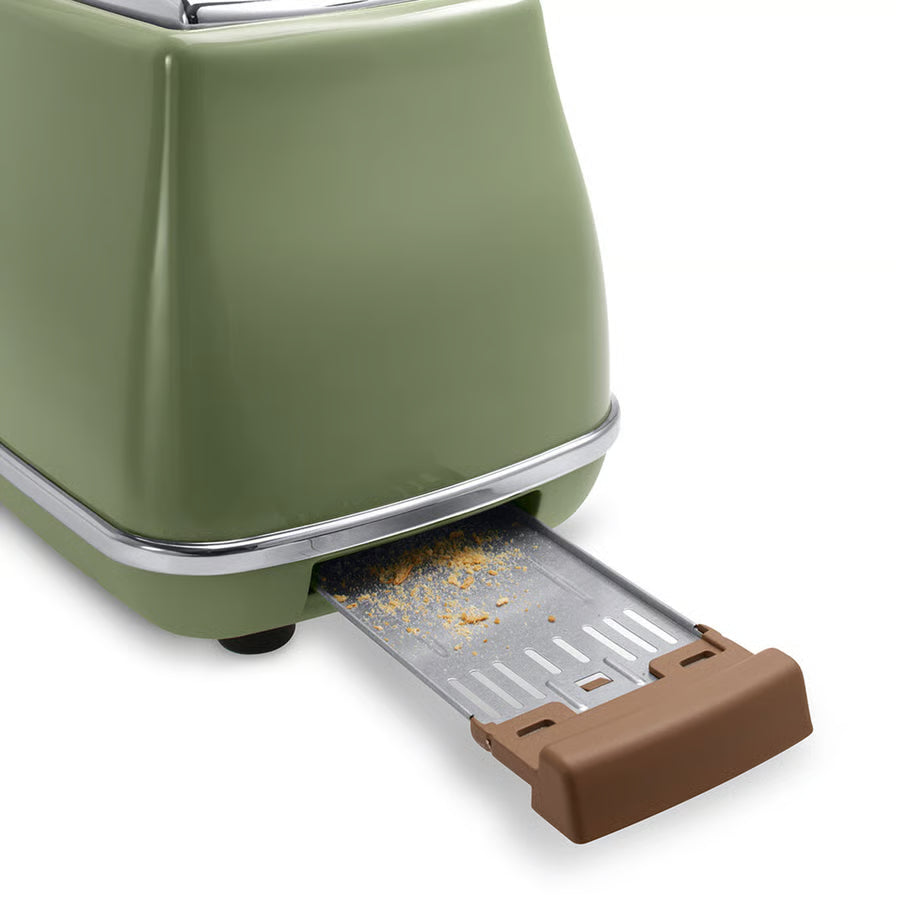 Delonghi Vintage Toaster and Kettle Set 2 Slice Toaster, 1.7L Kettle Hot Water Jug Boiler Wedding Gift Set