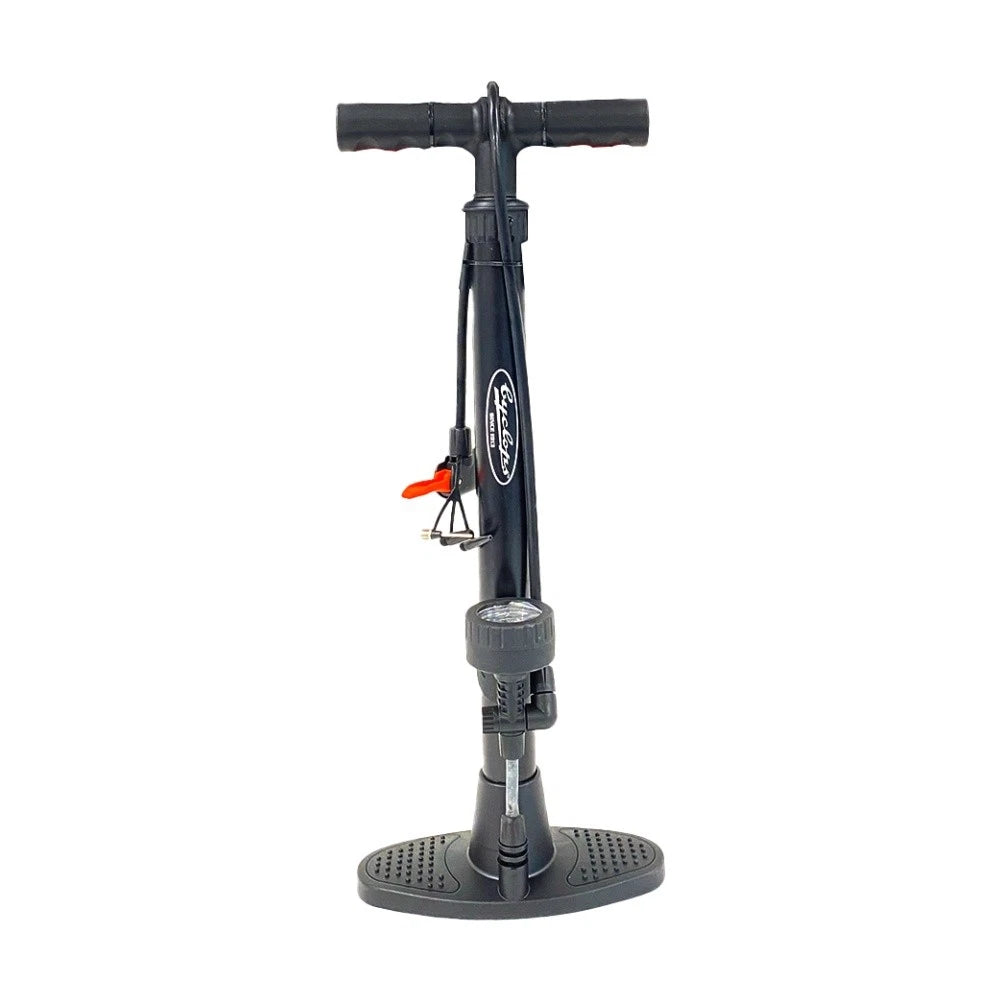 Bicycle Bike Ball Floor Pump with Gauge and Needle, Inflatable Pool Sports Ball Inflator, Inflation Tool