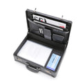Men's Hard Briefcase Business Office Bag Document Storage Bag Laptop Handheld Work Travel School
