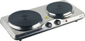 Portable Electric Stove Twin Double Benchtop Cooker Cooking Plates Hotplate Kitchen Caravan Camping