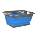37L Collapsible Laundry Basket Portable Camp Holiday Clothes Toy Basket - Dirty Clean Clothes Carrier Organiser