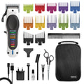 Wahl Cordless Hair Clipper Lithium- Ion Trimmer Quick Charge Haircutting Haircut, Coloured Guide Combs