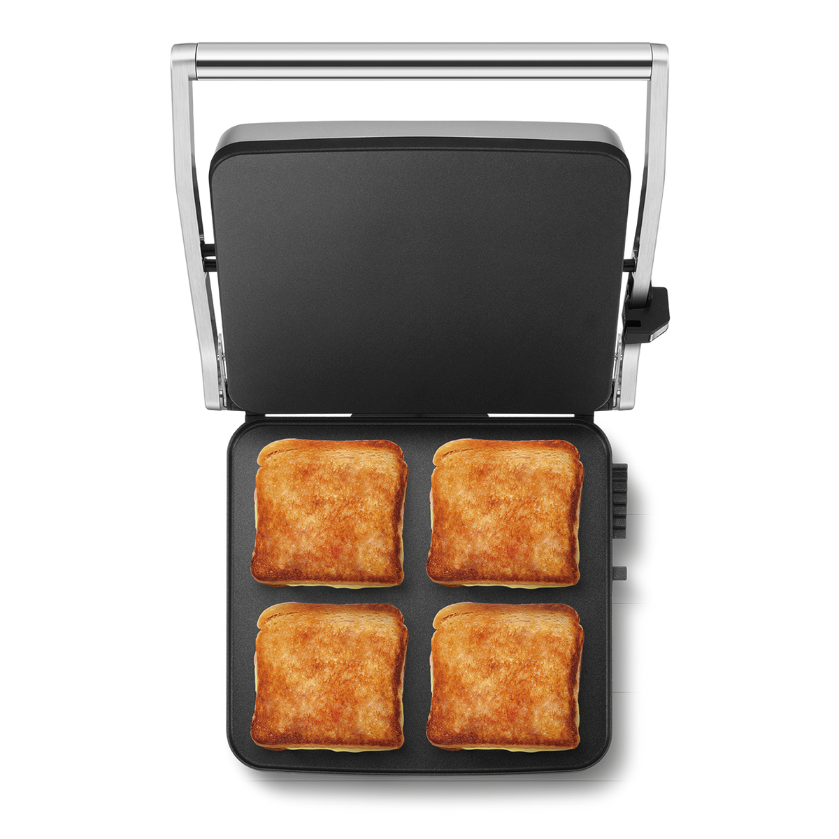 Breville 4 Slice Sandwich Press 2200W Heated Toastie Press Grill Hotplate Non-Stick Cooking Plates