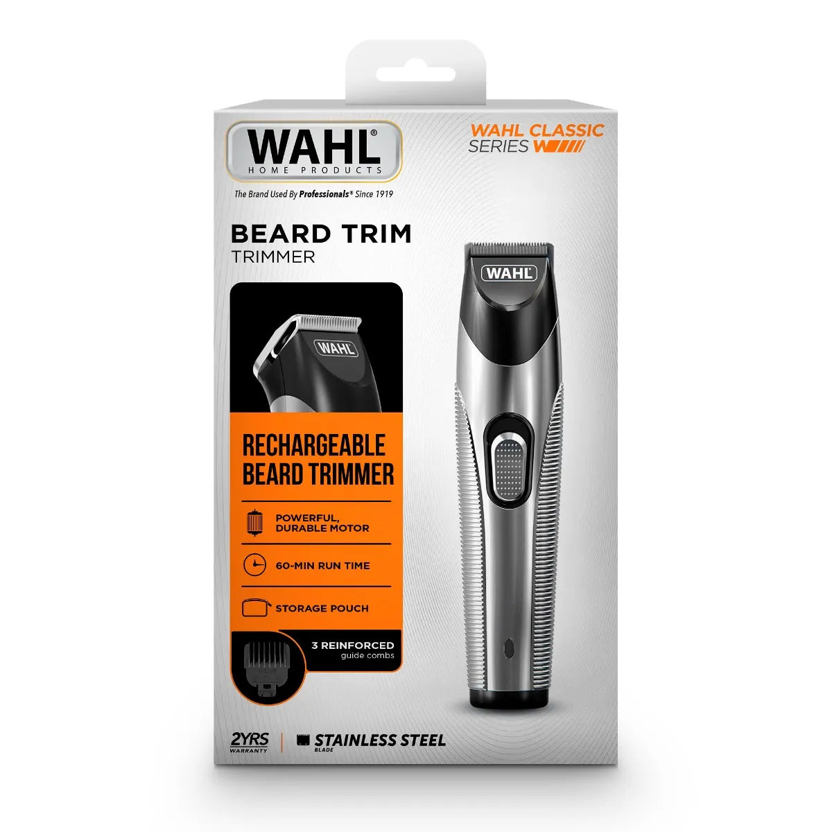 Wahl Cordless Beard Trimmer, Rechargeable Everday Beard Edger Shaver 1-5mm Clipper, Neat Beard Lines