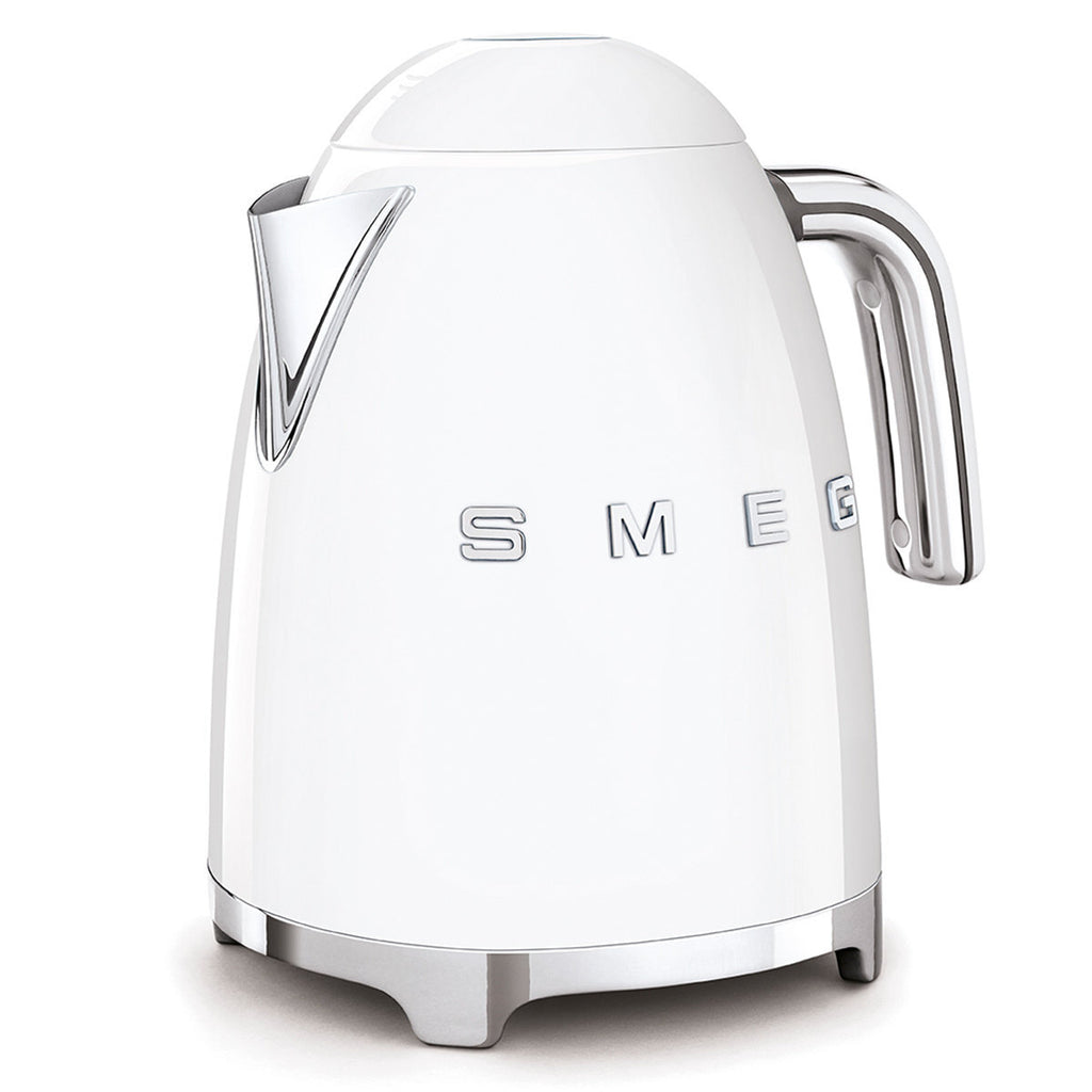 Smeg Retro 1.7L Kettle Hot Water Jug | 2400W Rapid Water Boiling - White