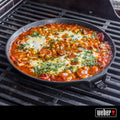 Weber Large Fry Pan |  Titanium Frying Pan Scratch Resistant | Suits Gas Barbecue | Detachable Handles