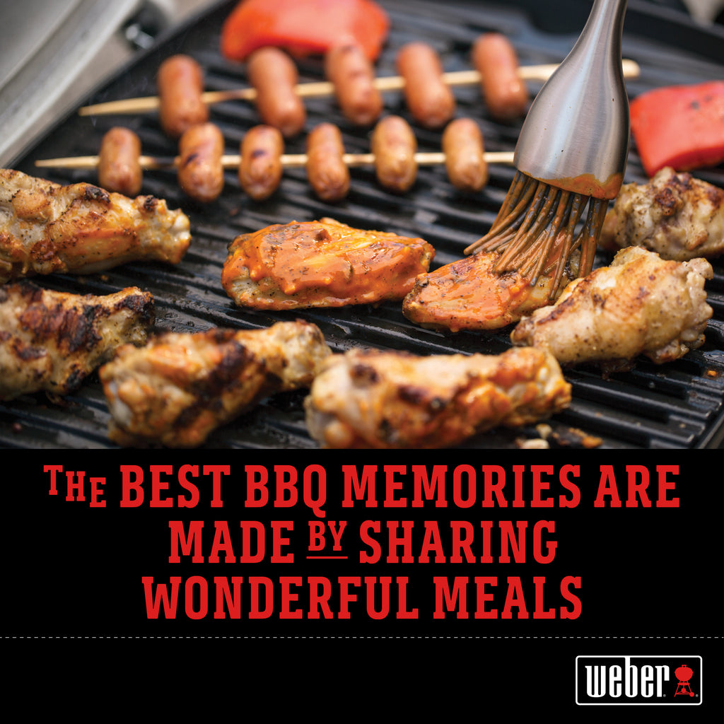 Weber Large Fry Pan |  Titanium Frying Pan Scratch Resistant | Suits Gas Barbecue | Detachable Handles