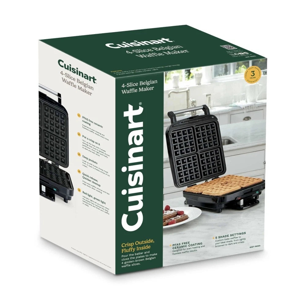 Cuisinart Heavy Duty Waffle Maker Non-Stick Breakfast Waffle Cooker Machine