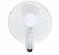 Heller Wall Mounted Electric Fan, Air Cooler, Pull Cord 3 Speed Oscillating Tilt Adjustable 40cm