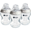 3Pack Tommee Tippee 0+ Month Baby Newborn Bottles Easy Switch Breast to Bottle Natural Start - Natural Latch Anti-Colic, BPA FREE, Leak Proof