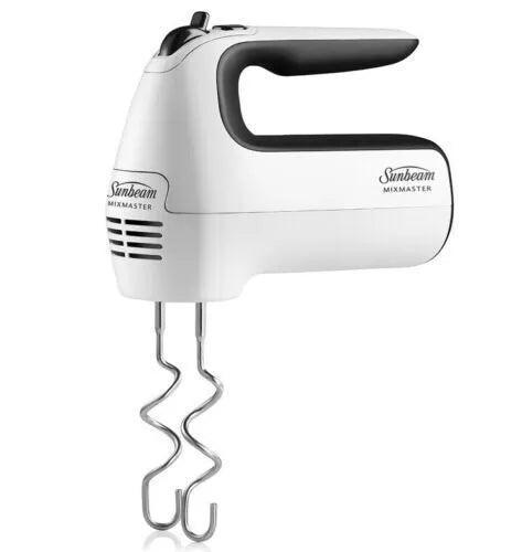 Sunbeam Electric Hand Mixer Whisk Food Blender 6 Speed - Egg Cake Beater Whisking Machine Tool