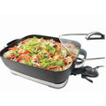 Baccarat Electric Frypan Large Non-Stick Frypan Portable Caravan Banquet Skillet