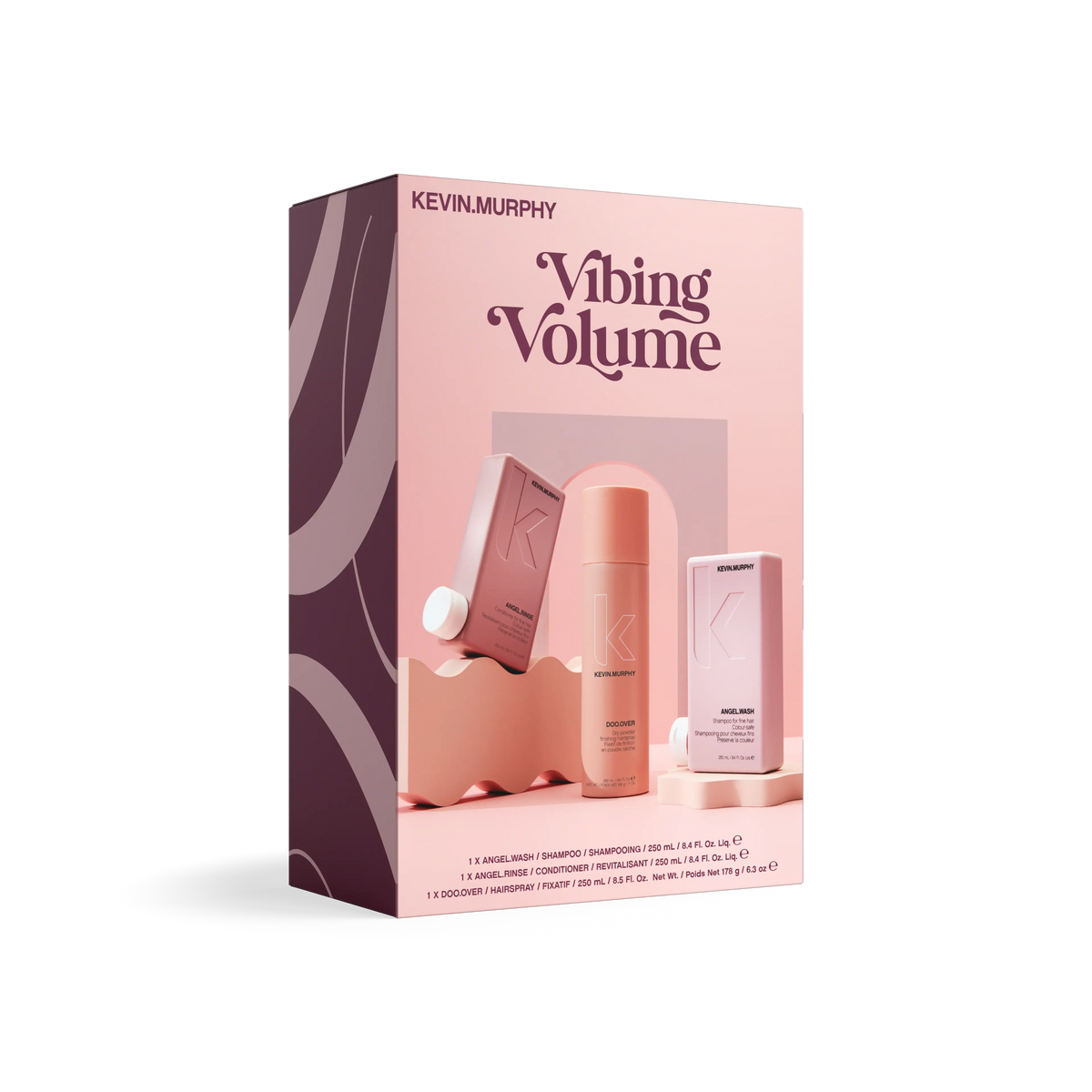 KEVIN.MURPHY Women's Volumising Bouncy Hair Care Pack | Hair Volume Pack | Adds volume to Thin Flat Hair
