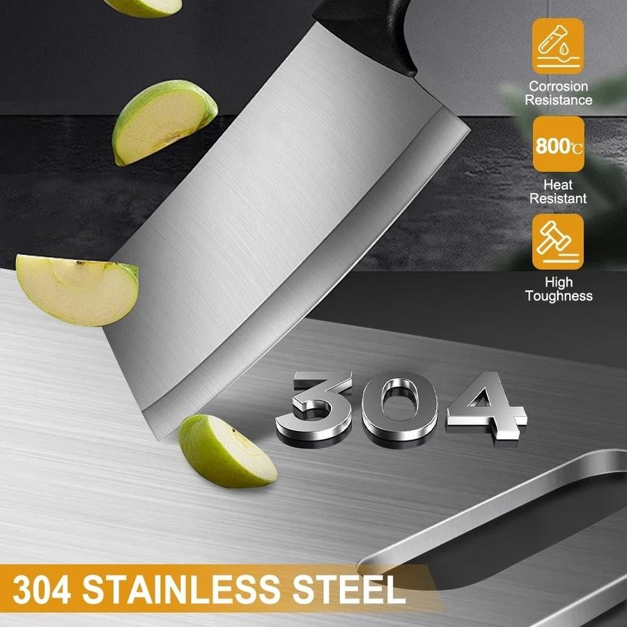 Titanium Steel Chopping Board 28x39cm Large Anti-Bacterial Mildew-Proof Cutting Kitchen Bench Protector