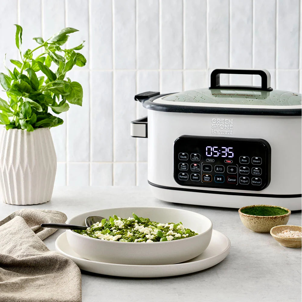 Baccarat Large Slow Cooker 6L Family Banquet Meal Maker, Electric Home Appliance Cooking