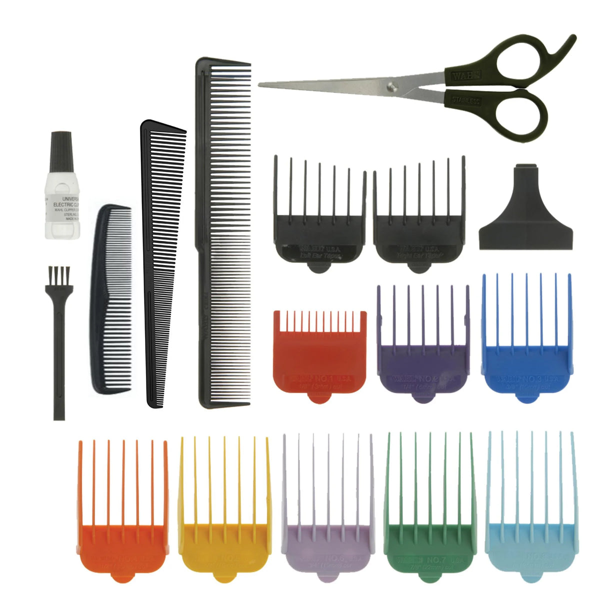 WAHL Home Barber Haircutting Set | Corded Electric Hair Clipper Trimmer | Head Shaver Hair Cutting Set