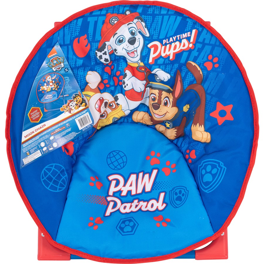 Paw Patrol Kids Camping Moon Chair | Folding Camp Picnic TV Preschool Chair