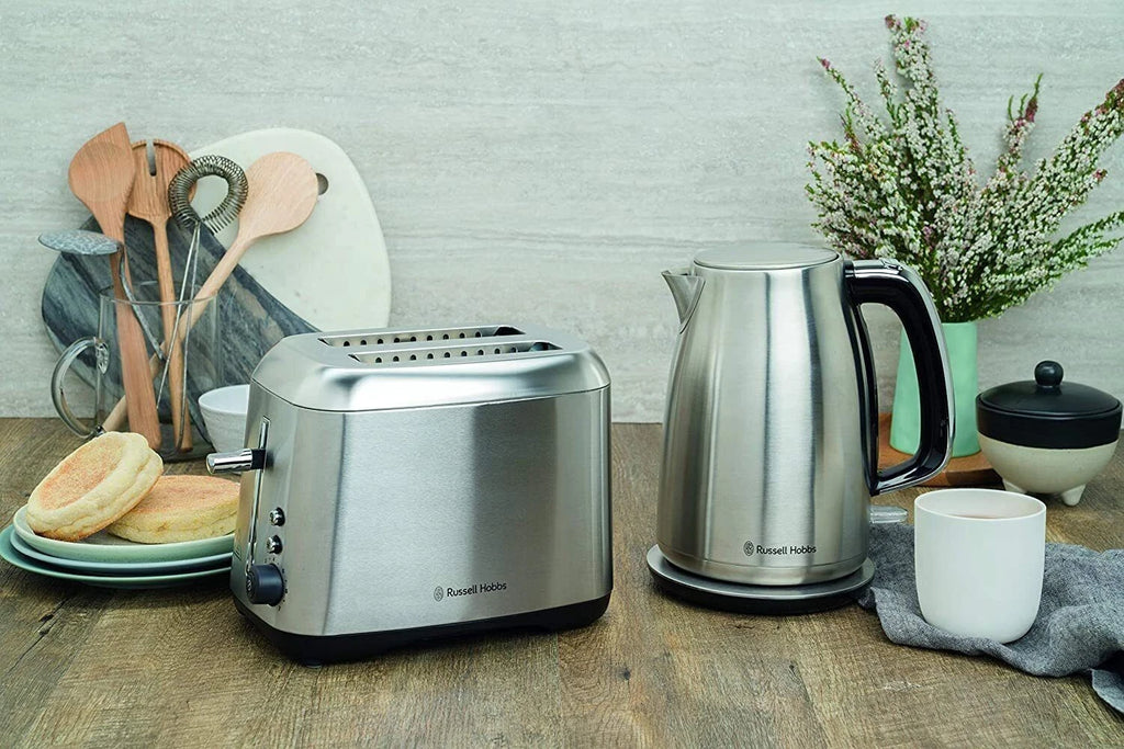 2PC 1.7L Kettle and Bread Toaster Breakfast Pack Hot Water Jug Toasting Machine