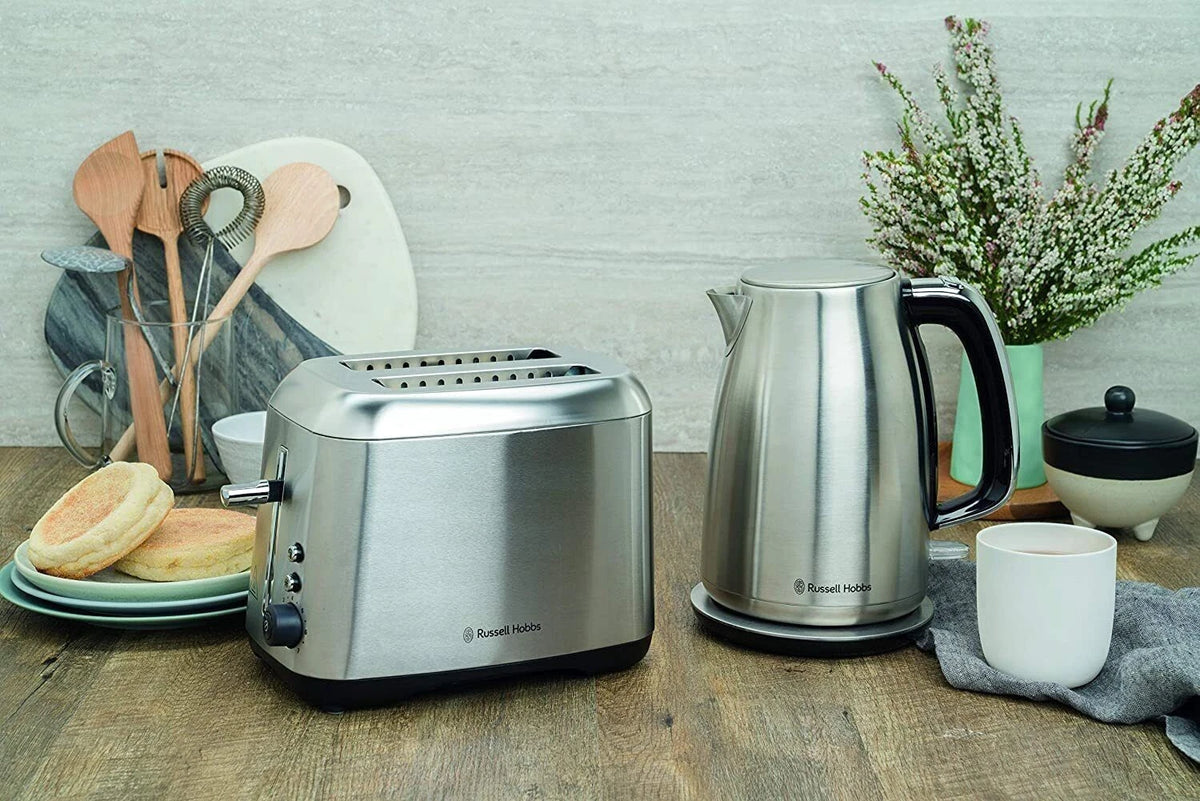 2PC 1.7L Kettle and Bread Toaster Breakfast Pack Hot Water Jug Toasting Machine