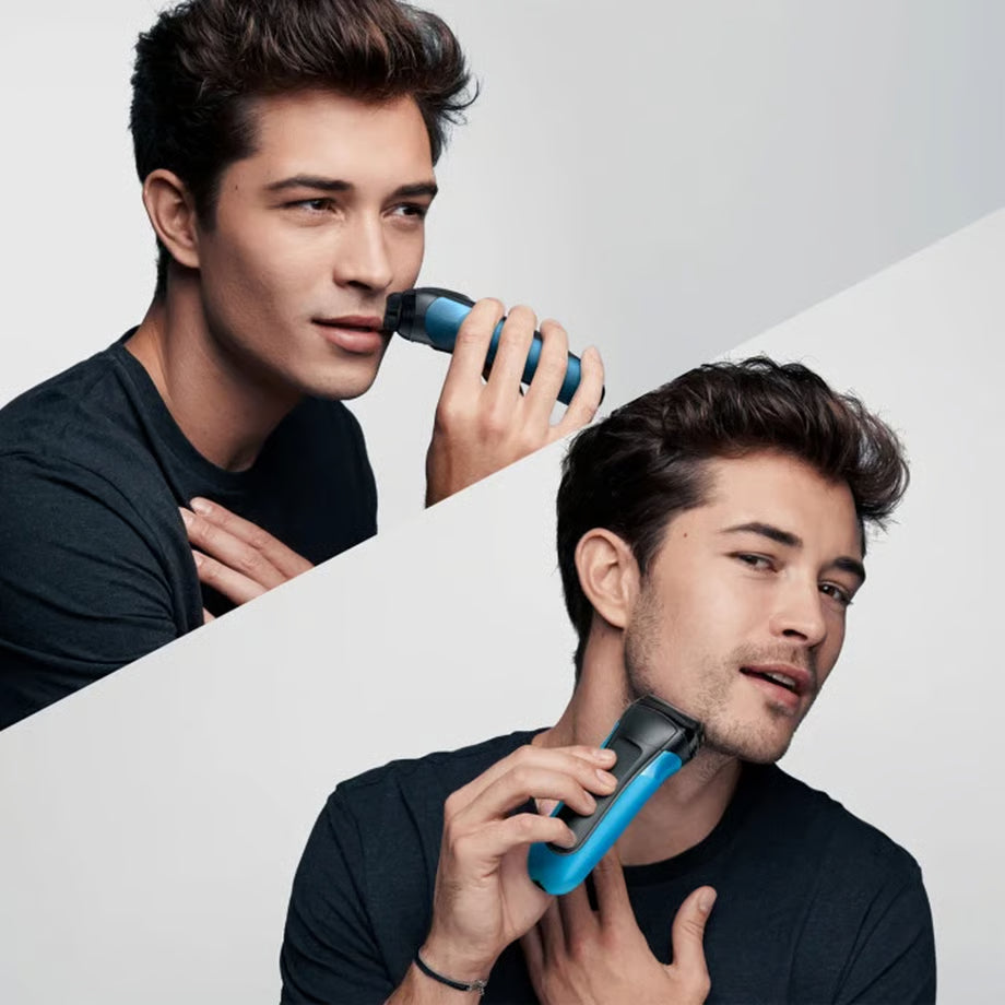 Braun Cordless Electric Foil Shaver Rechargeable Wet and Dry Razor Facial Shaving