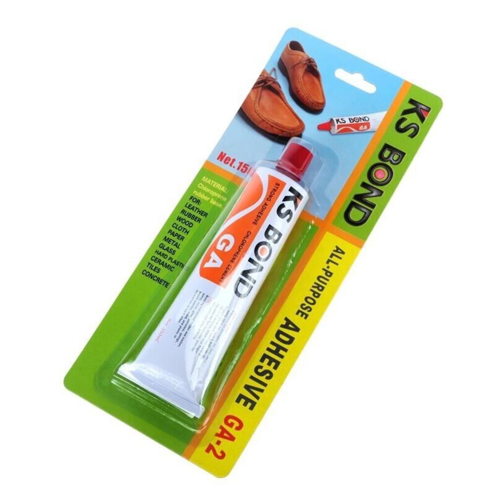 2x Multi-Purpose Adhesive Super Strong Handy Bond Hardware Glue 150ml, For Leather, Rubber, Paper, Hard Plastics, Wood Glue Strong