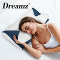 Premium Memory Foam Dual Height High density Pillow Back Side Stomach Sleeper Bedding Guest