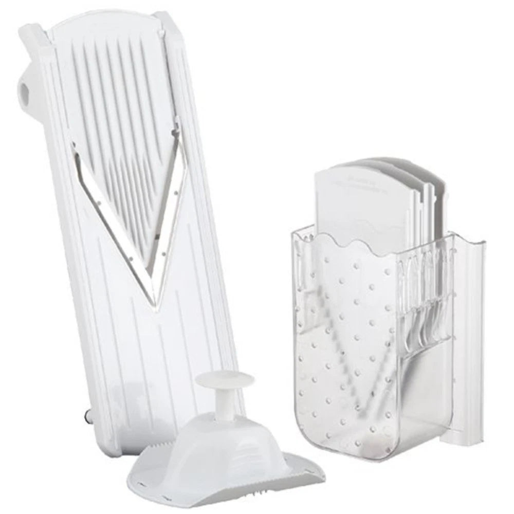 Appetito Vegetable Fruit Slicer | Kitchen Julienne Mandolin Slicing Gadget Dicer Chopper