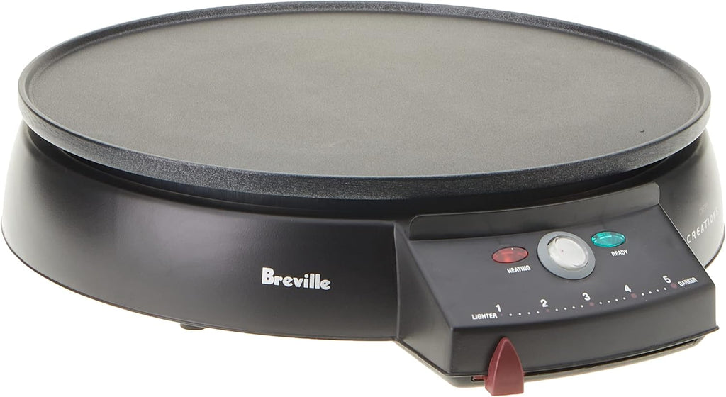 Breville Crepe Maker Non-Stick Electric Flat Plate Pancake Pikelet Cooker Machine
