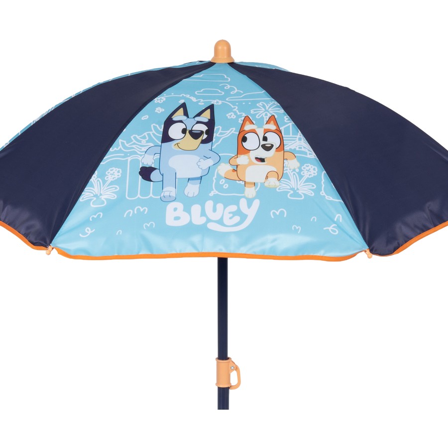 Kids Bluey Table and Chair Set, Indoor Outdoor Toddler Preschool Eating Meal Drawing Seat