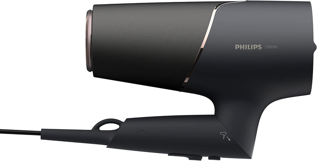 Philips 2300W Hair Dryer, Portable Folding Blowdryer Blow Drying 6 Heat/Speed Styler, Overheat Protection