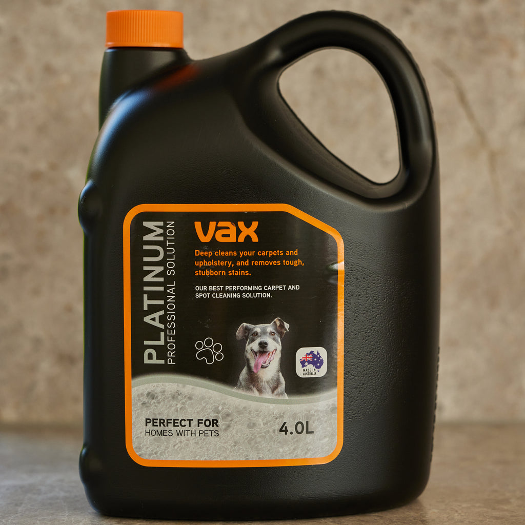 Vax Professional Carpet Cleaning Solution 4L | Rug Carpet Upholstery | Tough Stain Removing Clean | Pet Safe